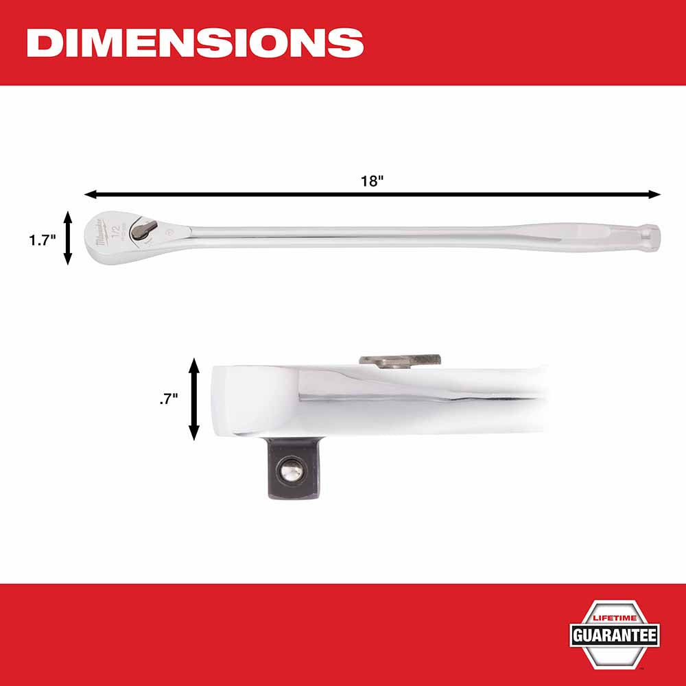 Milwaukee 48-22-9050 1/2 Drive 18 Ratchet