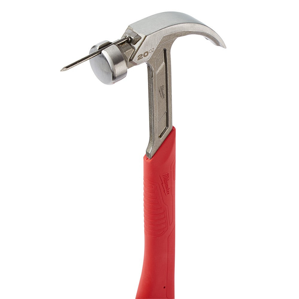 Milwaukee 48-22-9080 20-Oz Curved Claw Smooth Face Hammer