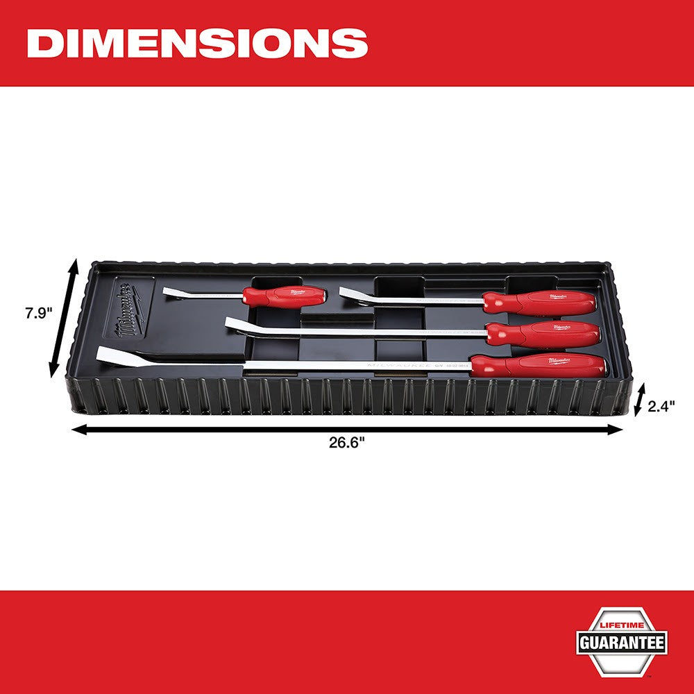 Milwaukee 48-22-9214 4 Piece Pry Bar Set