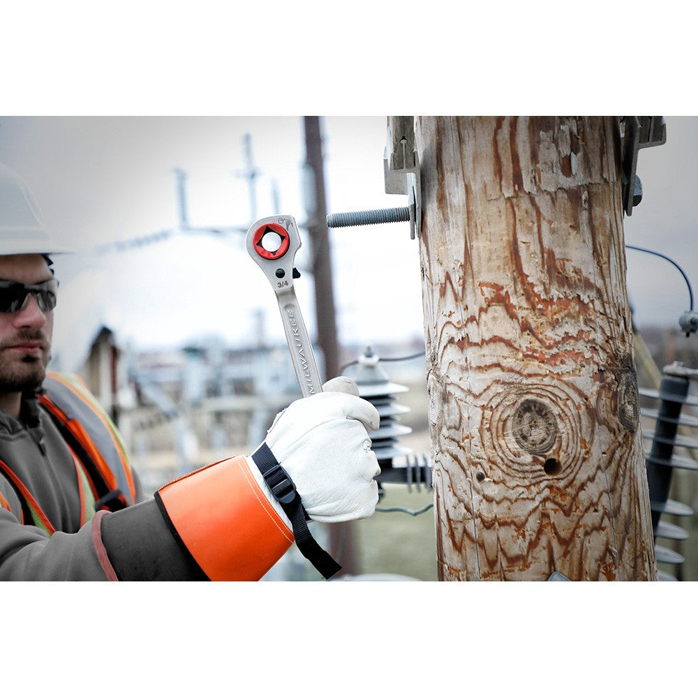 Milwaukee 48-22-9216 Lineman’s 5-in-1 Ratcheting Wrench