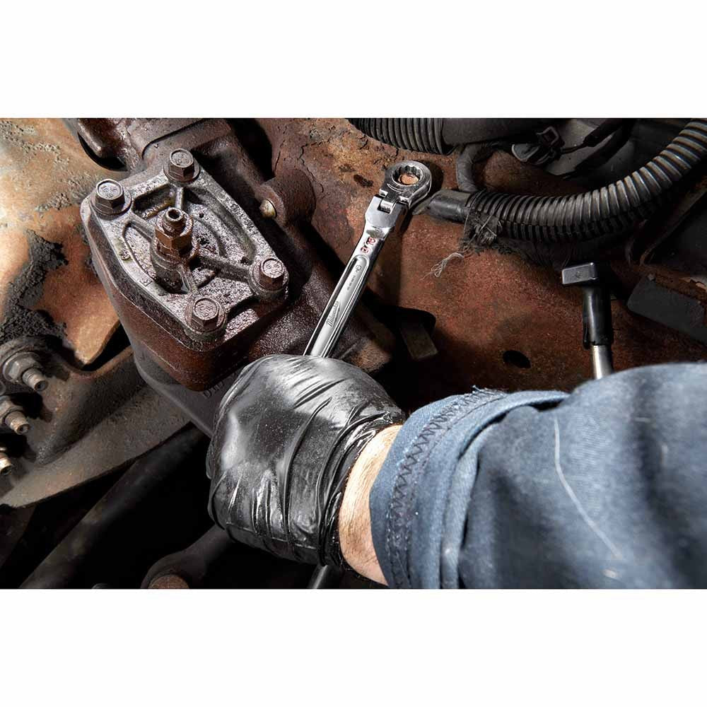 Milwaukee 48-22-9413 15Pc Flex Head Ratcheting Wrench Set - SAE