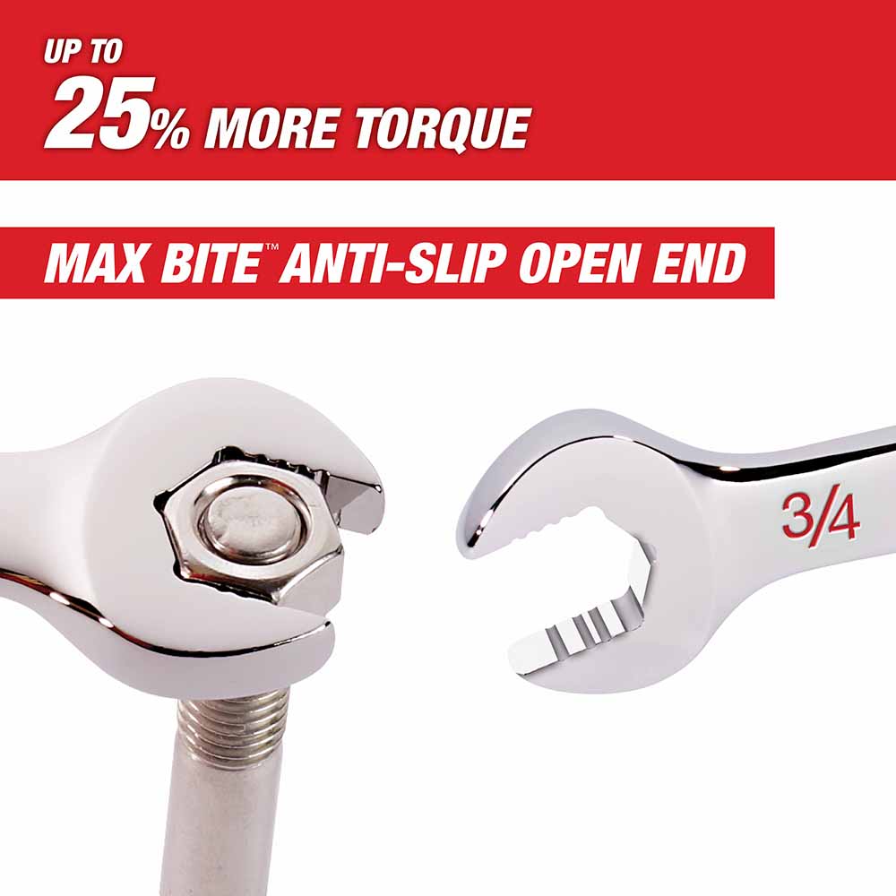 Milwaukee 48-22-9415 15 Piece Combination Wrench Set - SAE