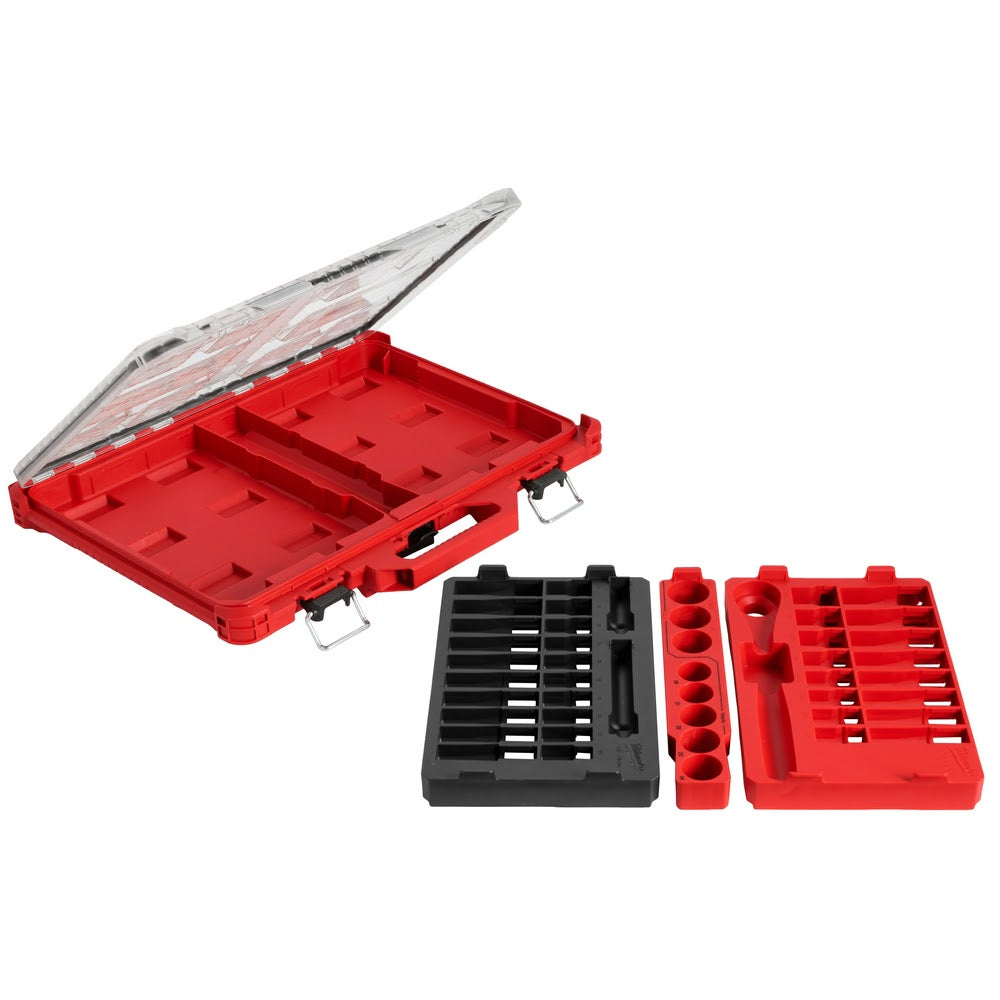 Milwaukee 48-22-9487 47Pc 1/2 Drive Ratchet & Socket Set with PACKOUT Organizer