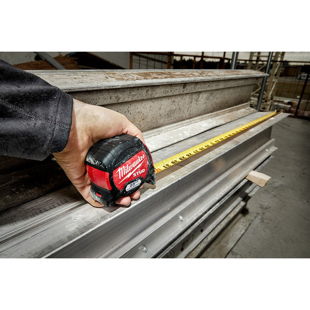 Milwaukee 48-22-9725M 25Ft Magnetic STUD™ Tape Measure