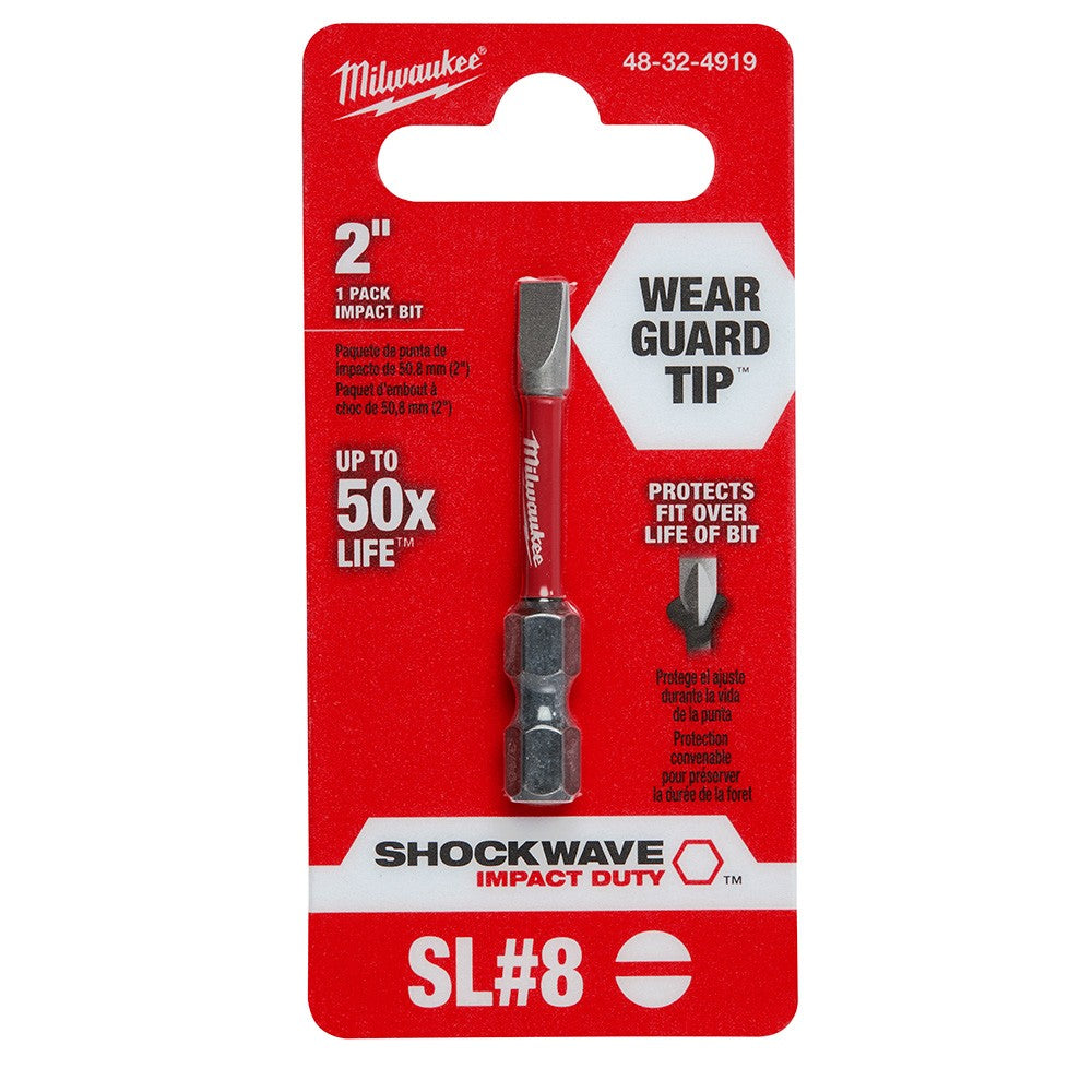 Milwaukee 48-32-4919 SL 3/16 2” Power Bit 1Pk