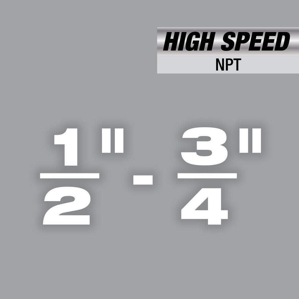 Milwaukee 48-36-1203 1/2-3/4 High Speed NPT Universal Pipe Threading Dies