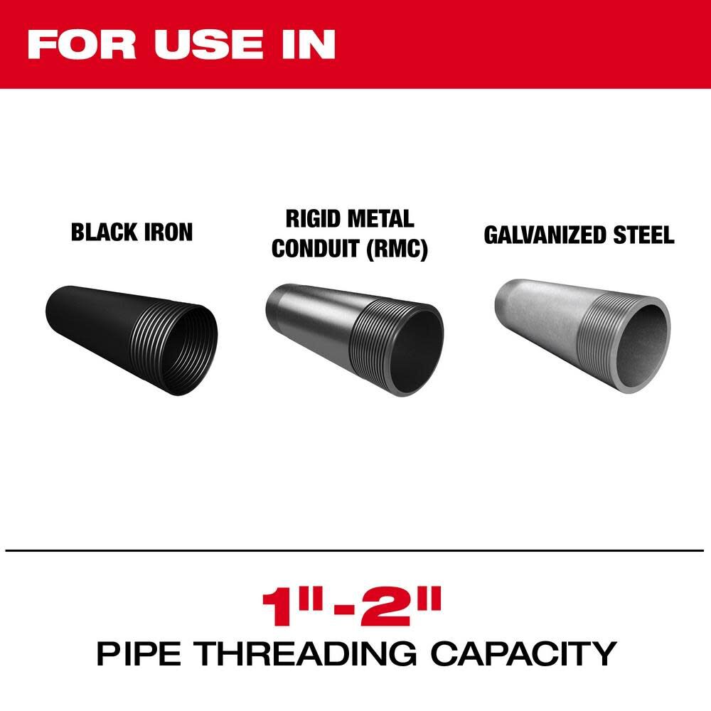 Milwaukee 48-36-1204 1-2 High Speed NPT Universal Pipe Threading Dies