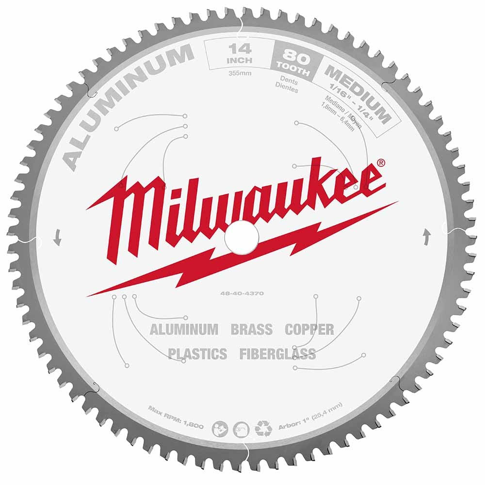 Milwaukee 48-40-4370 14 80T Aluminum CSB, 1