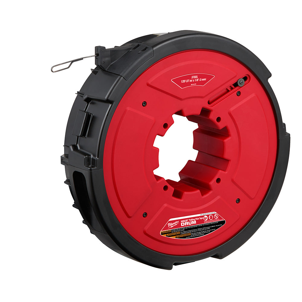 Milwaukee 48-44-5176 M18 FUEL Angler 120 x 1/8 Steel Pulling Fish Tape Drum