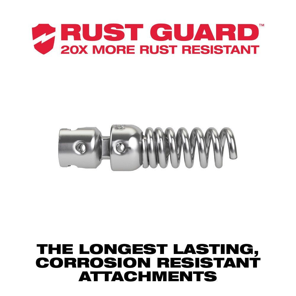 Milwaukee 48-53-3812 Drop Head Straight Auger 5/8 Sectional Cable