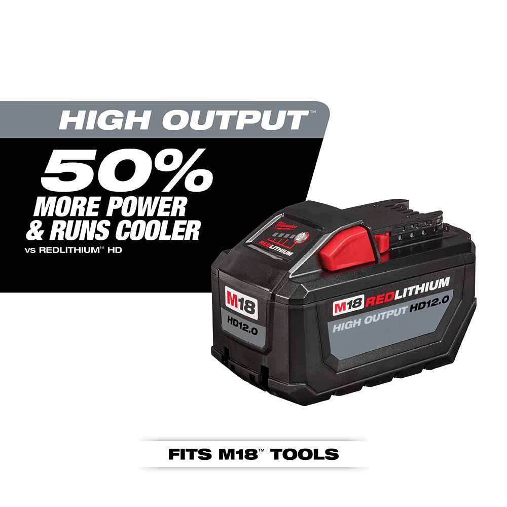Milwaukee 48-59-1200 M18 REDLITHIUM High Output HD12.0 Starter Kit