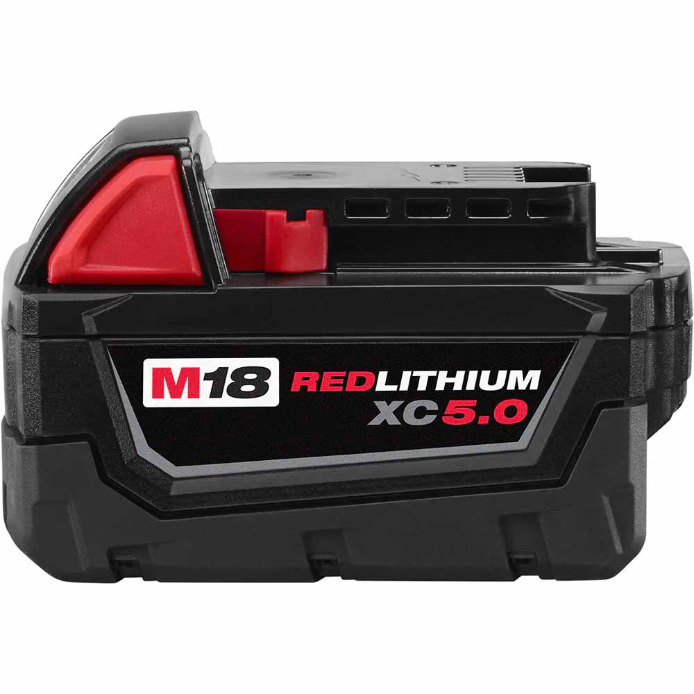 Milwaukee 48-59-1852B M18 18V Lithium-Ion Starter Kit with Two XC5.0 Ah Battery Packs And Multi-Voltage Charger