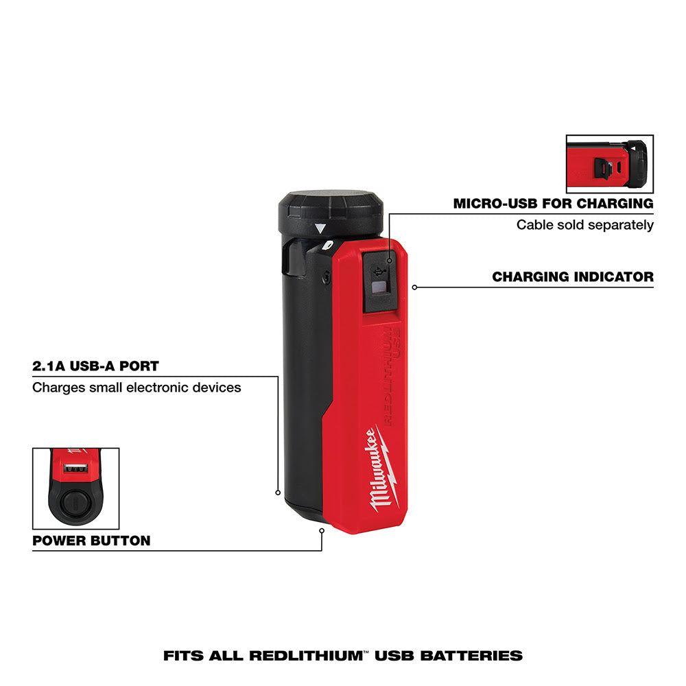 Milwaukee 48-59-2013 REDLITHIUM USB Charger & Portable Power Source Kit