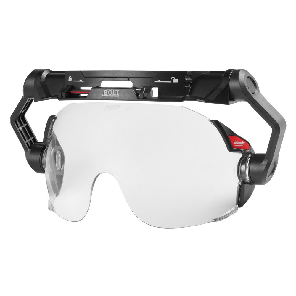 Milwaukee 48-73-1410 BOLT Eye Visor - Clear Dual Coat Lens (Compatible with Milwaukee Safety Helmets & Hard Hats)