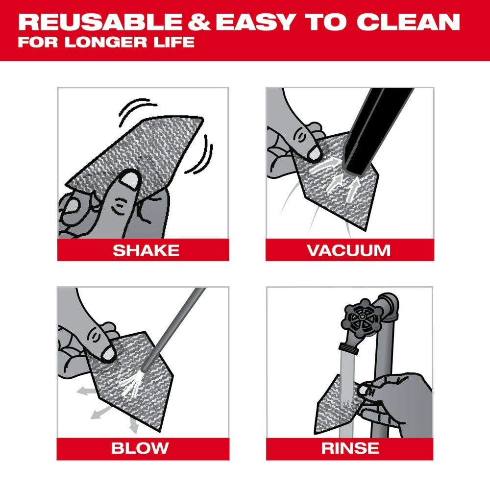 Milwaukee 48-80-5220 220 Grit Mesh Sanding Sheets for M12 FUEL Orbital Detail Sander 12-Pack