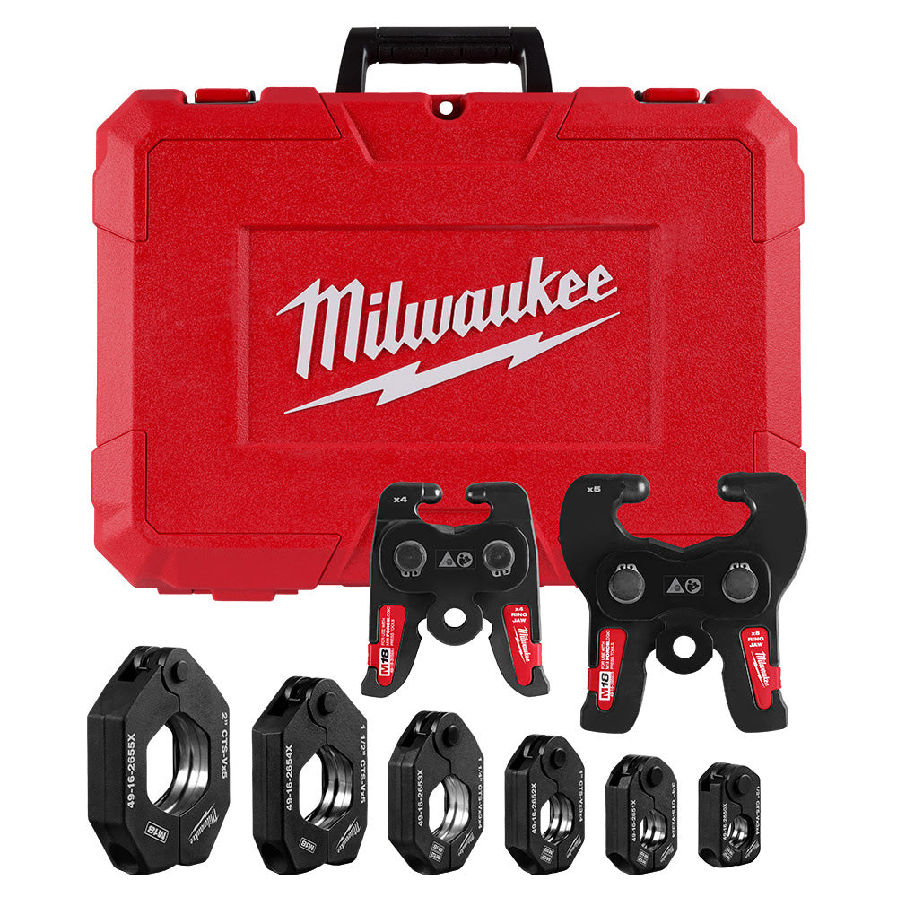 Milwaukee 49-16-2692X 1/2 - 2 CTS-V Pivoting Press Ring Kit for M18 FORCE LOGIC Press Tools
