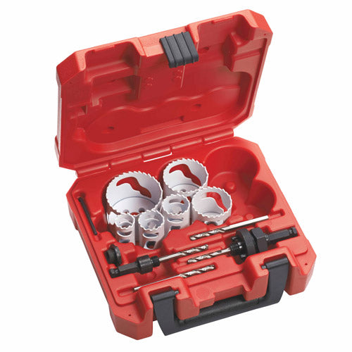 Milwaukee 49-22-4095 10-Piece Electricians Ice Hardened Hole Saw Kit