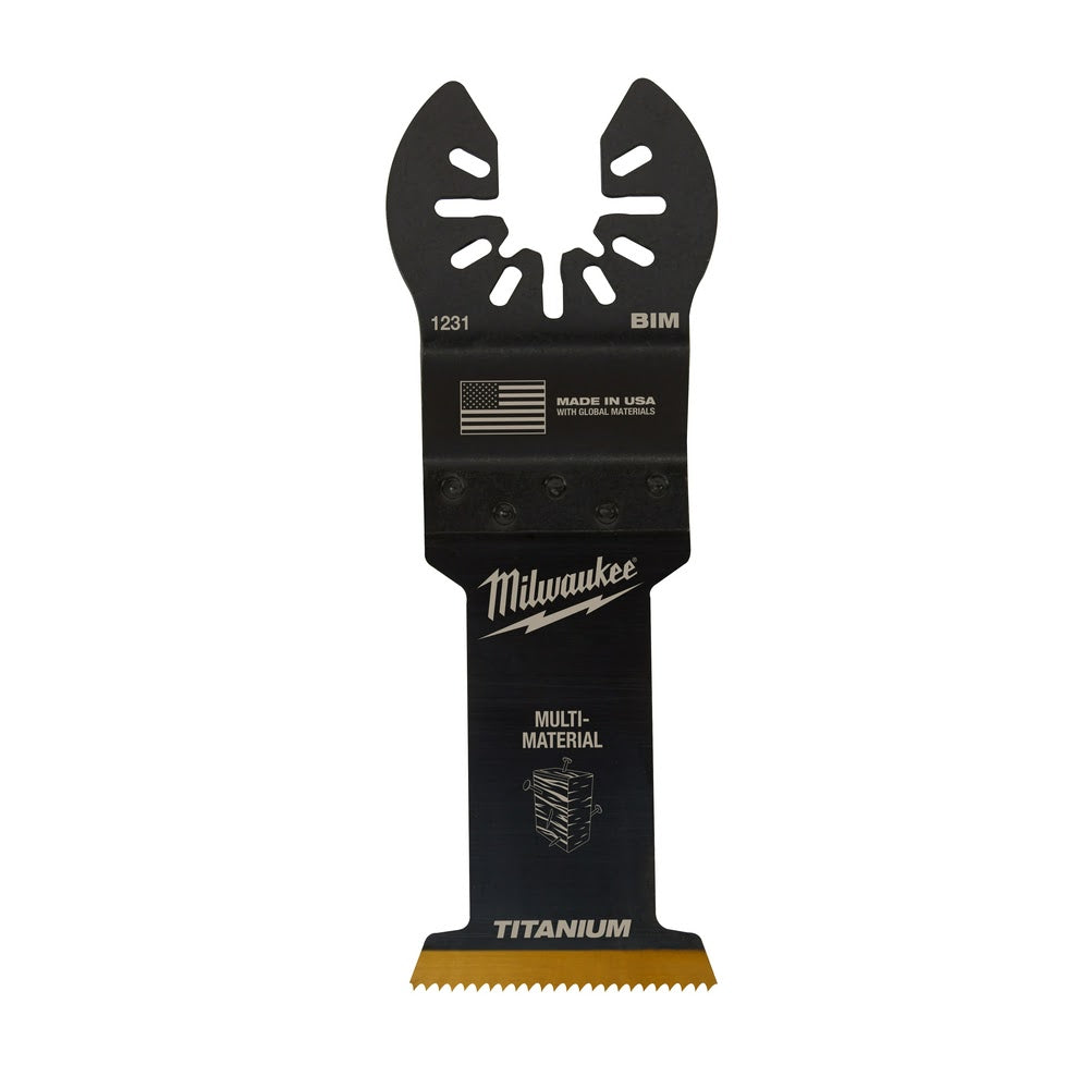 Milwaukee 49-25-1231 Milwaukee® OPEN-LOK™ 1-3/8 TITANIUM ENHANCED BI-METAL MULTI-MATERIAL BLADE 1PK