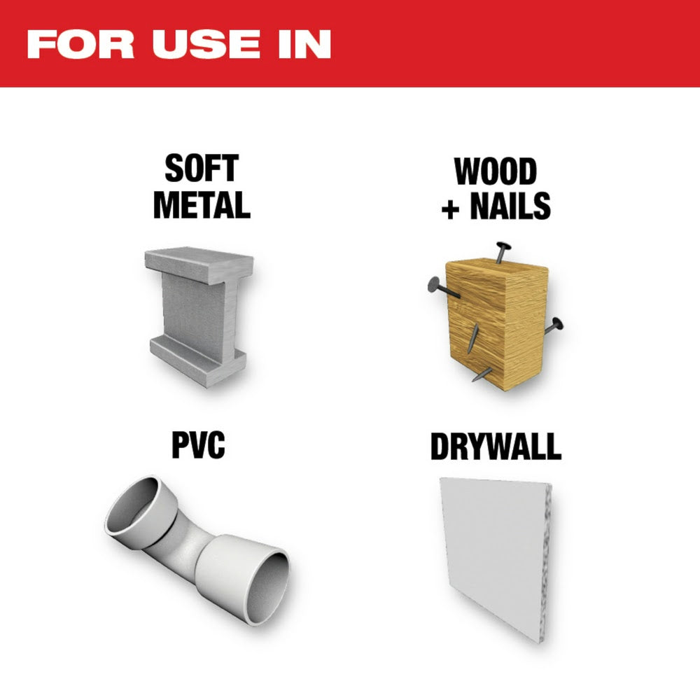 Milwaukee 49-25-1269 Milwaukee® OPEN-LOK™ 1-3/4 TITANIUM ENHANCED BI-METAL METAL BLADES 10PK