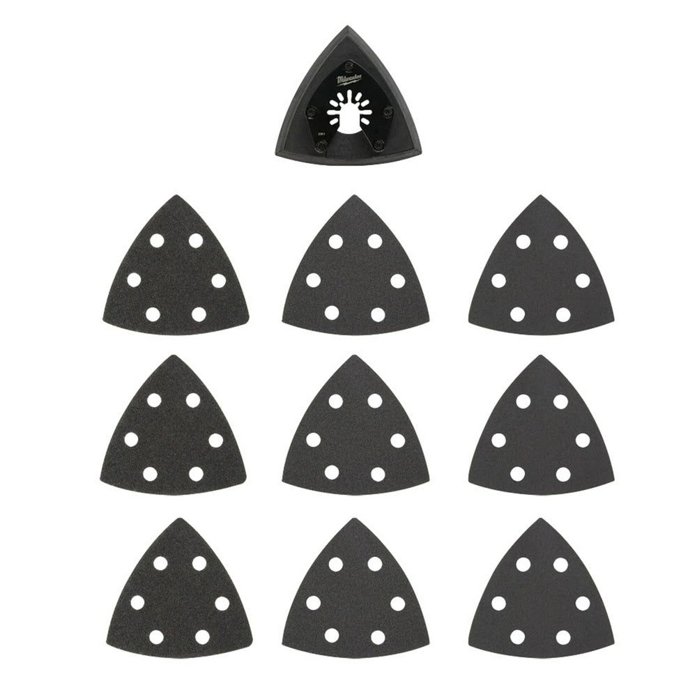 Milwaukee 49-25-2009 Milwaukee® OPEN-LOK™ 3-1/2 SANDING PAD & PAPER VAR SET