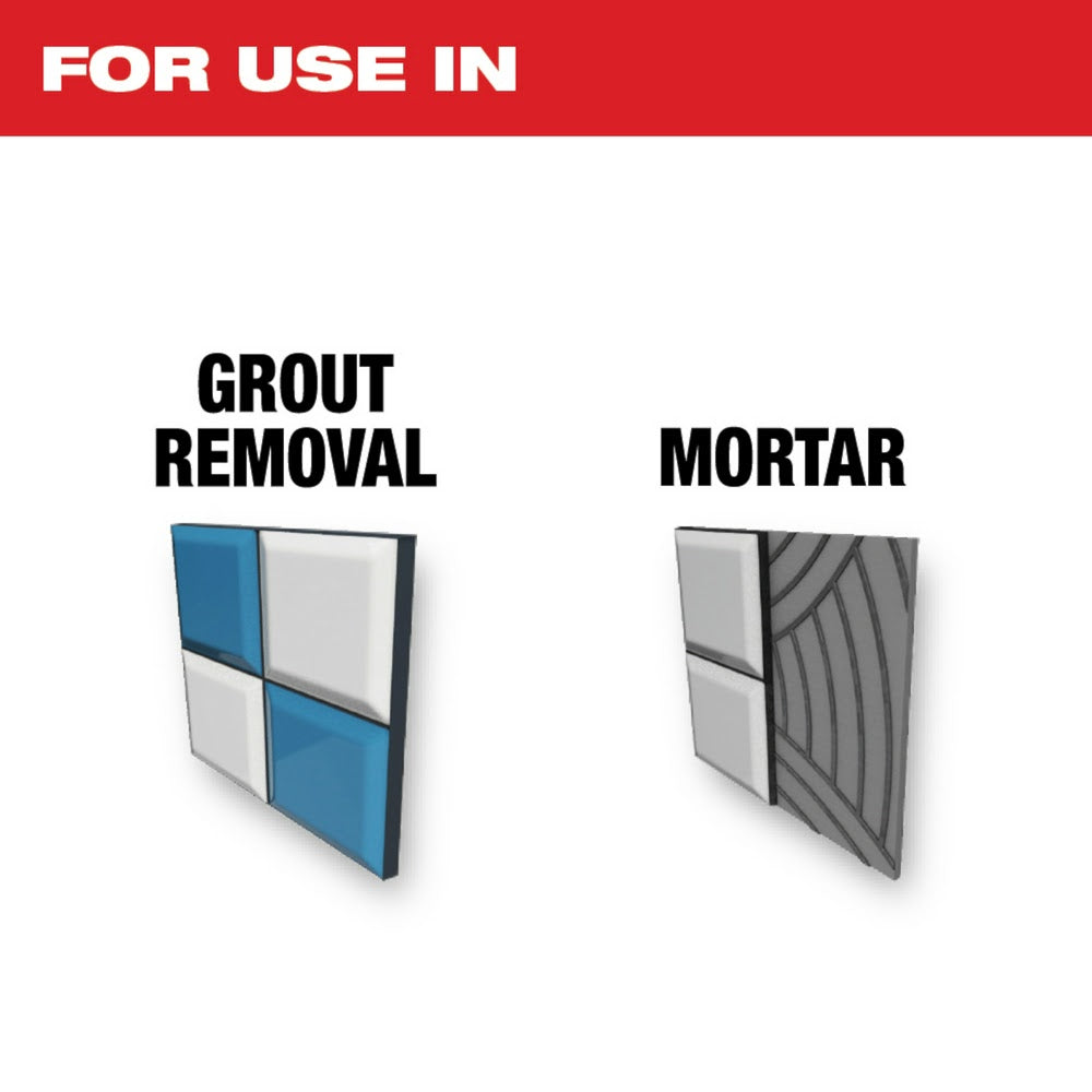 Milwaukee 49-25-2261 Milwaukee® OPEN-LOK™ 2-IN-1 HYBRID CARBIDE GRIT BLADE 1PK