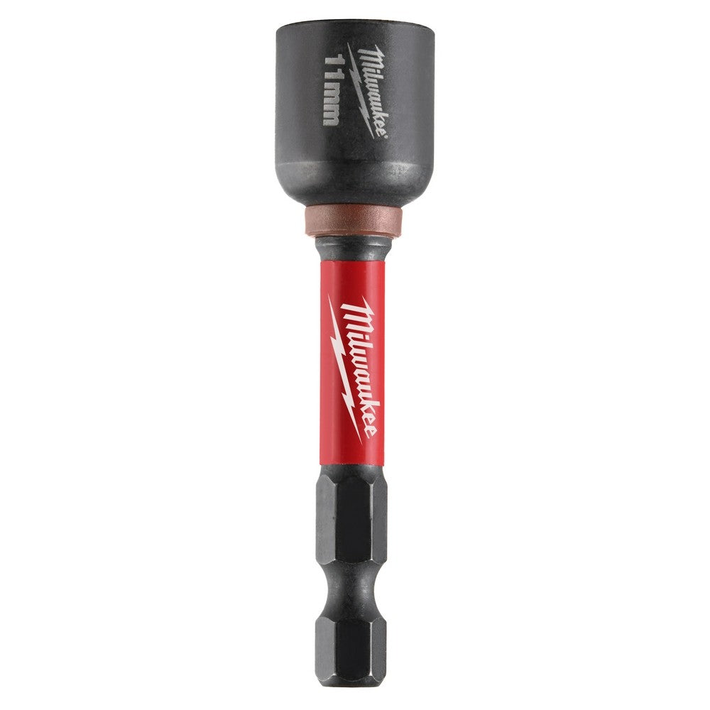 Milwaukee 49-66-4611 SHOCKWAVE Impact Duty 11MM x 2-9/16 Magnetic Nut Driver BULK 10