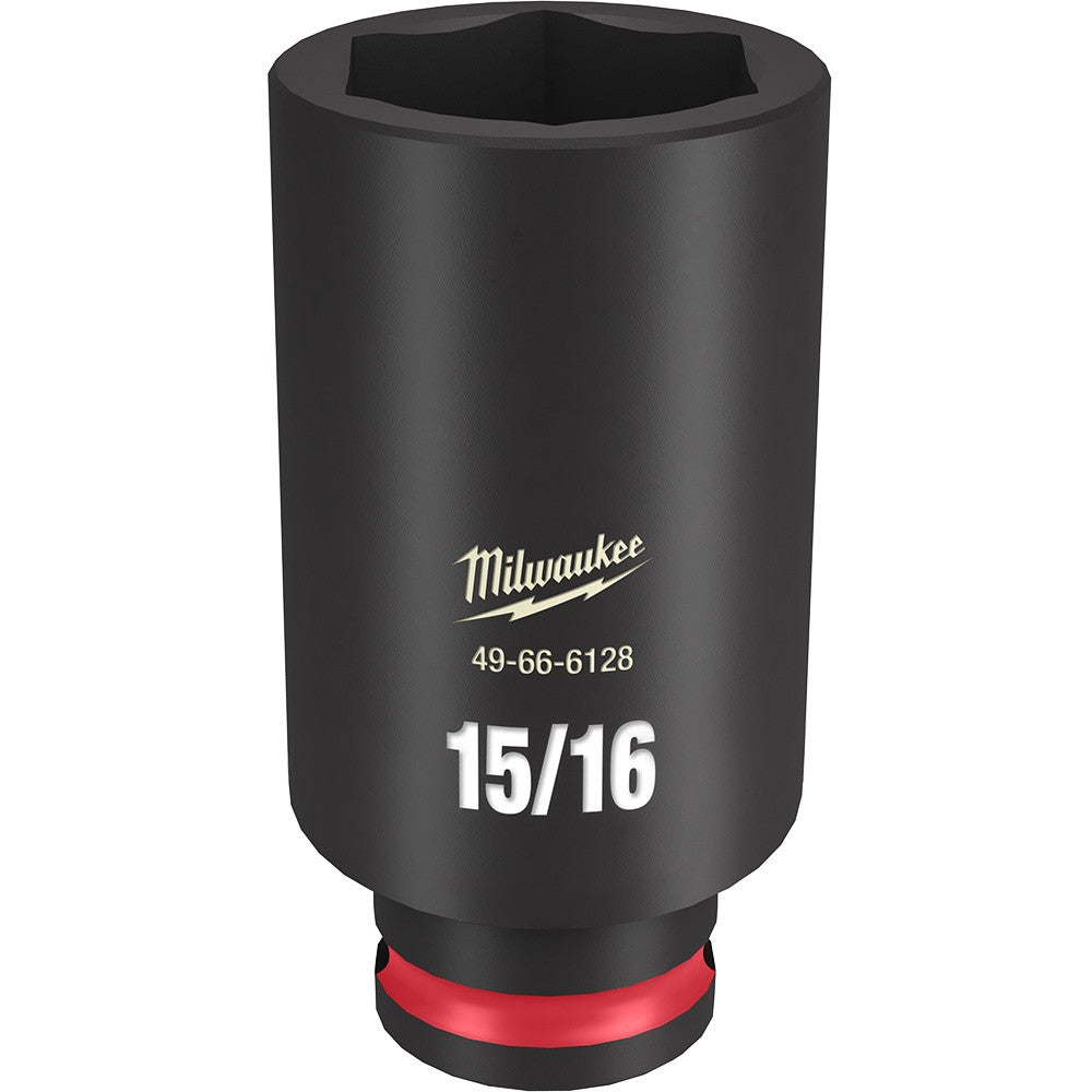 Milwaukee 49-66-6128 SHOCKWAVE Impact Duty™ 3/8Drive 15/16 Deep 6 Point Socket