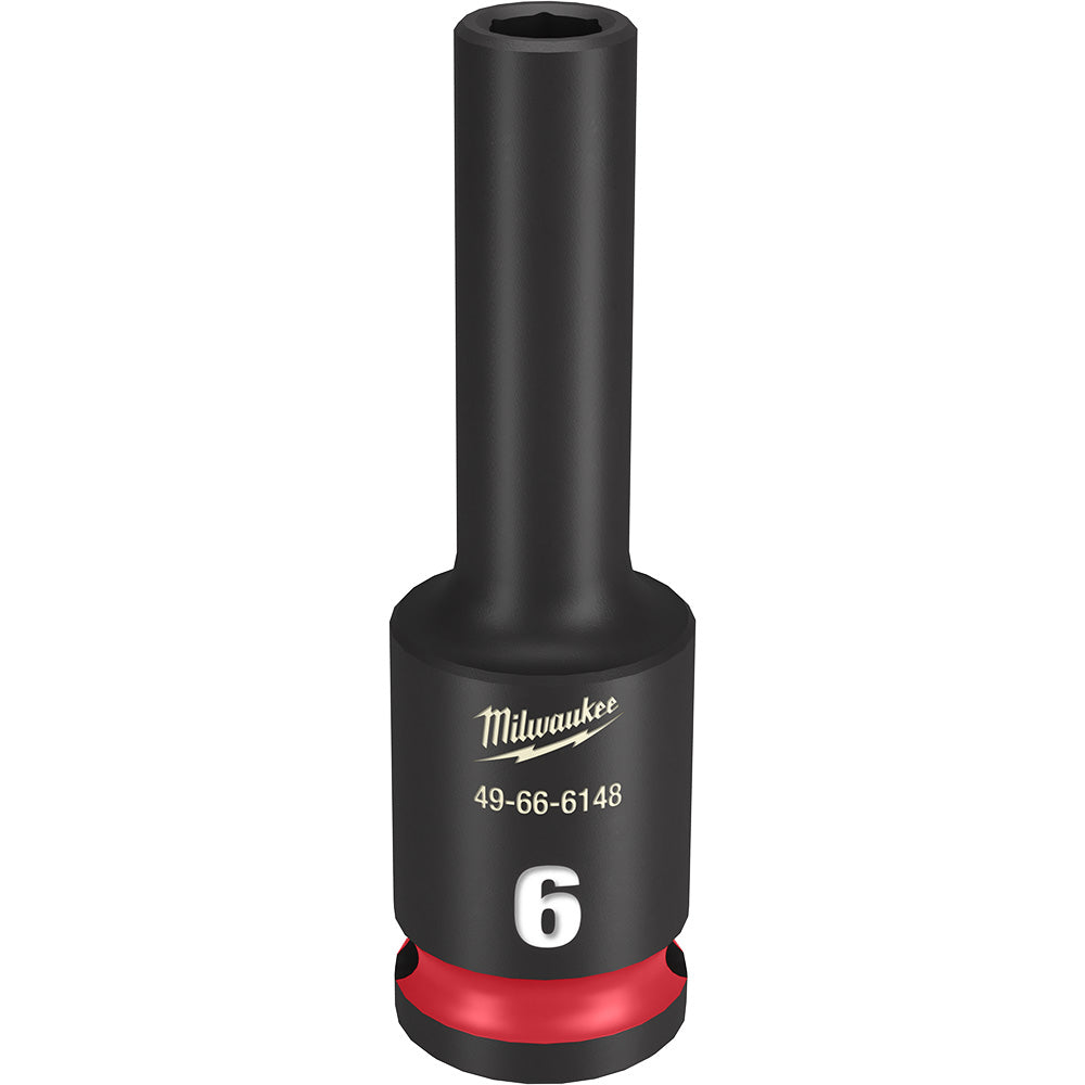Milwaukee 49-66-6148 SHOCKWAVE Impact Duty™ 3/8Drive 6MM Deep 6 Point Socket