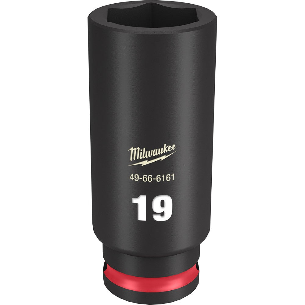 Milwaukee 49-66-6161 SHOCKWAVE Impact Duty™ 3/8Drive 19MM Deep 6 Point Socket