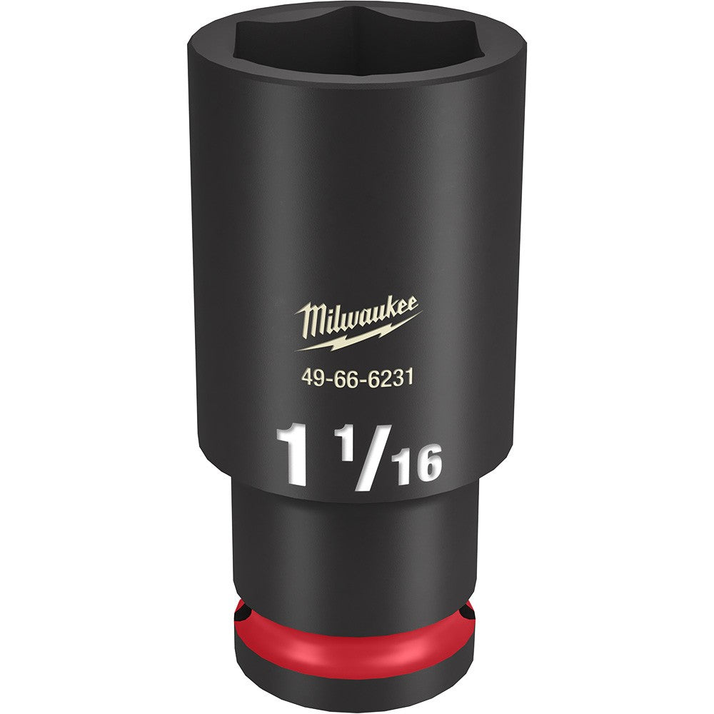 Milwaukee 49-66-6231 SHOCKWAVE Impact Duty™ 1/2Drive 1-1/16 Deep 6 Point Socket
