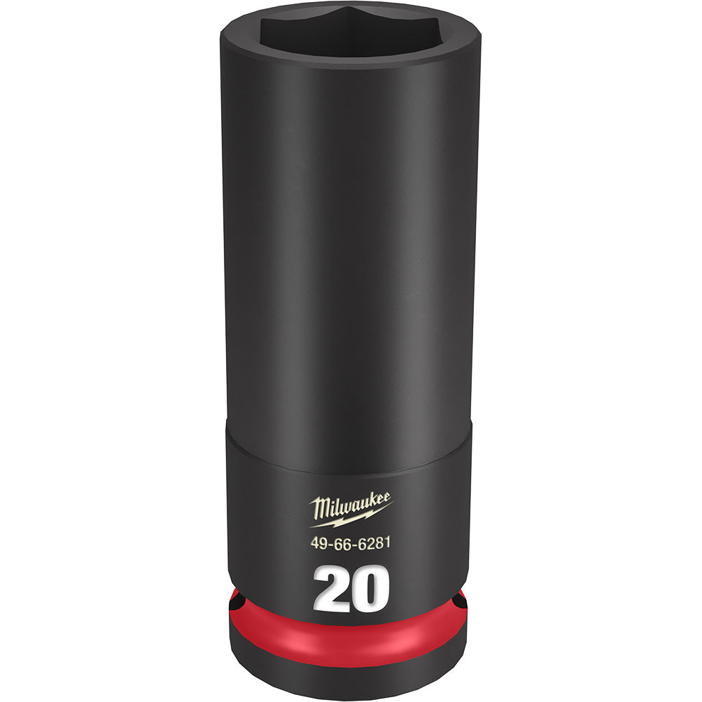 Milwaukee 49-66-6281 SHOCKWAVE Impact Duty™ 1/2Drive 20MM Deep 6 Point Socket