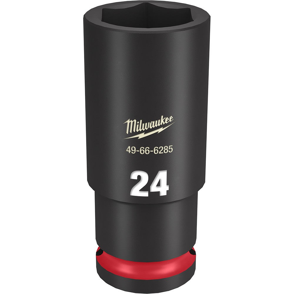 Milwaukee 49-66-6285 SHOCKWAVE Impact Duty™ 1/2Drive 24MM Deep 6 Point Socket