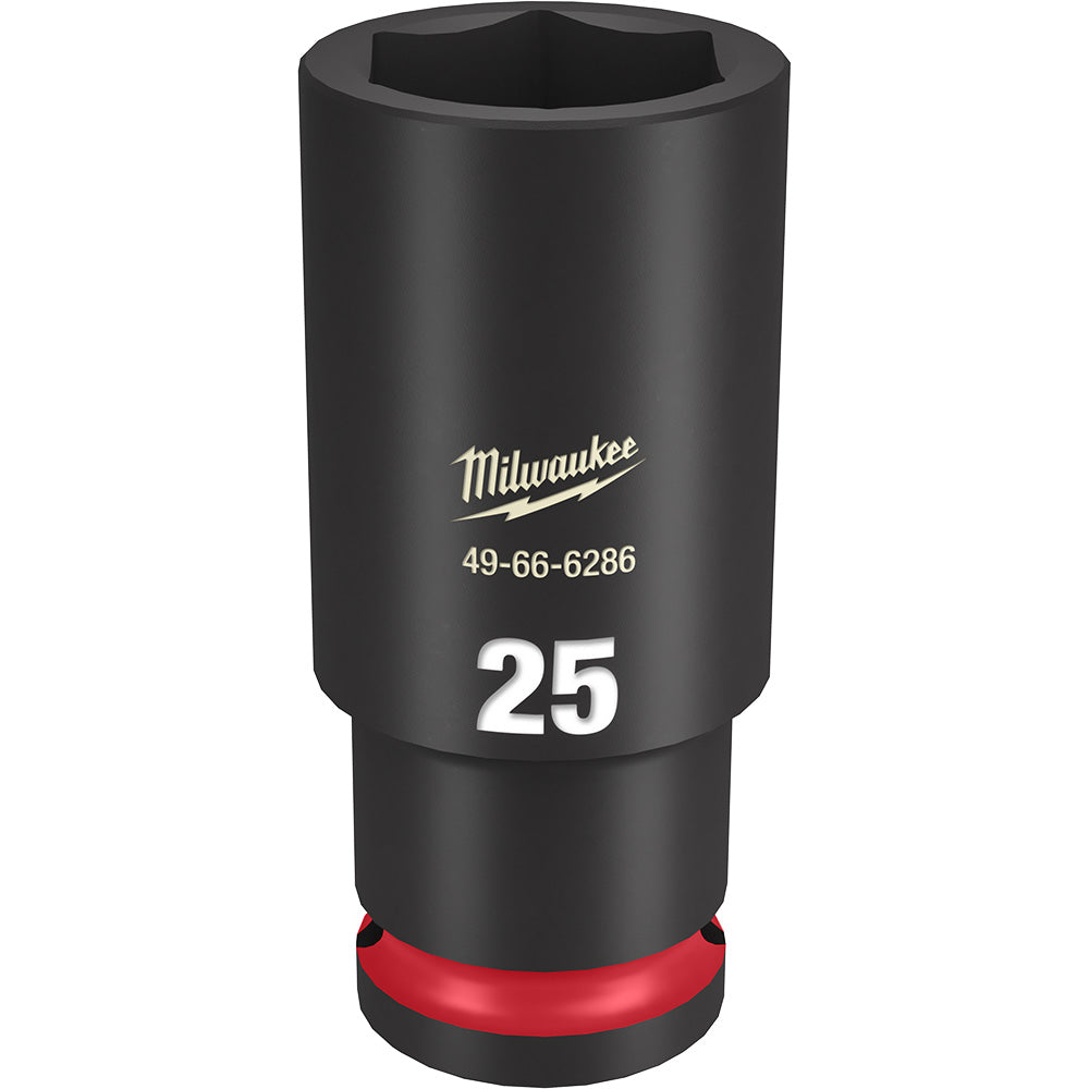 Milwaukee 49-66-6286 SHOCKWAVE Impact Duty™ 1/2Drive 25MM Deep 6 Point Socket