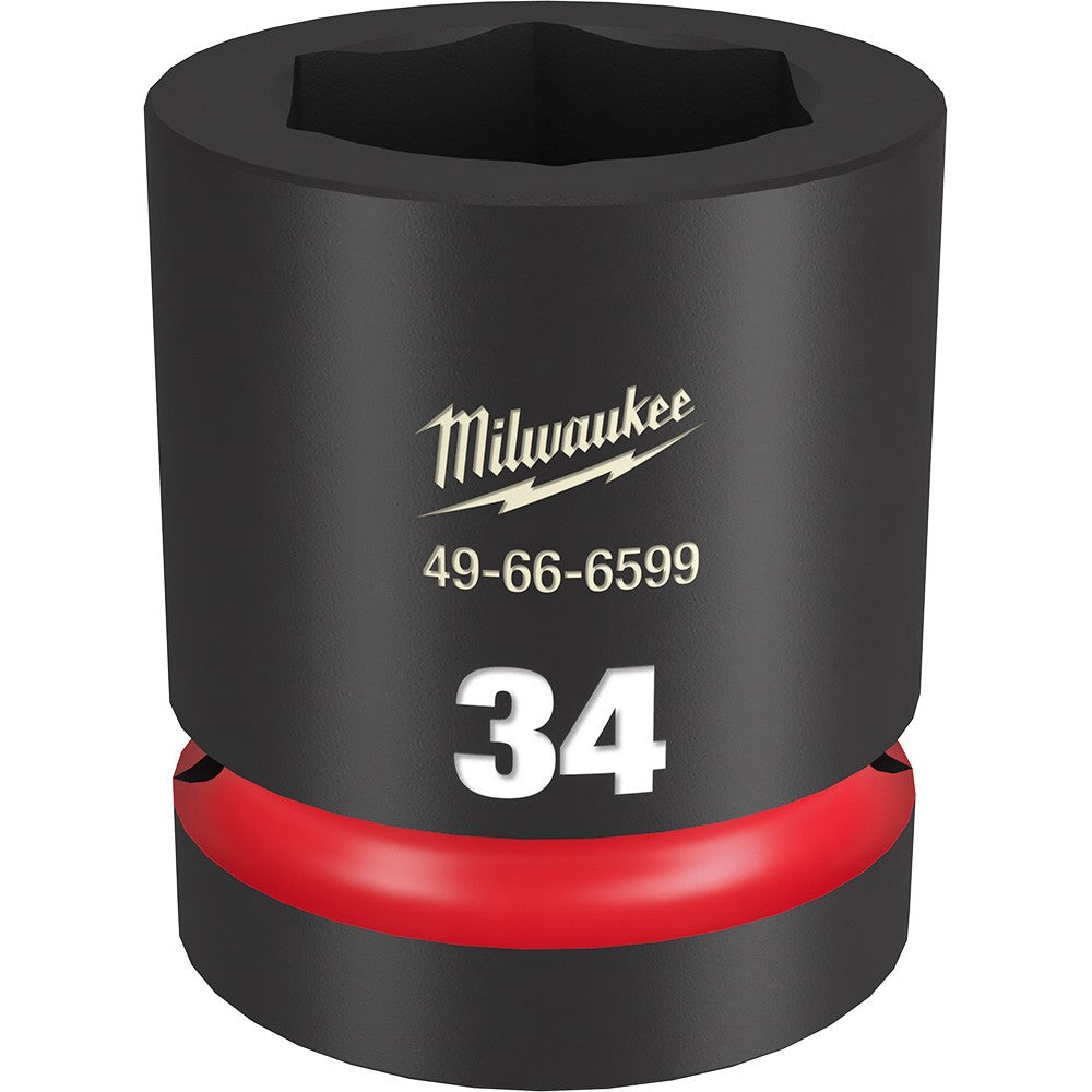Milwaukee 49-66-6599 SHOCKWAVE Impact Duty™ 1Drive 34MM Standard 6 Point Socket