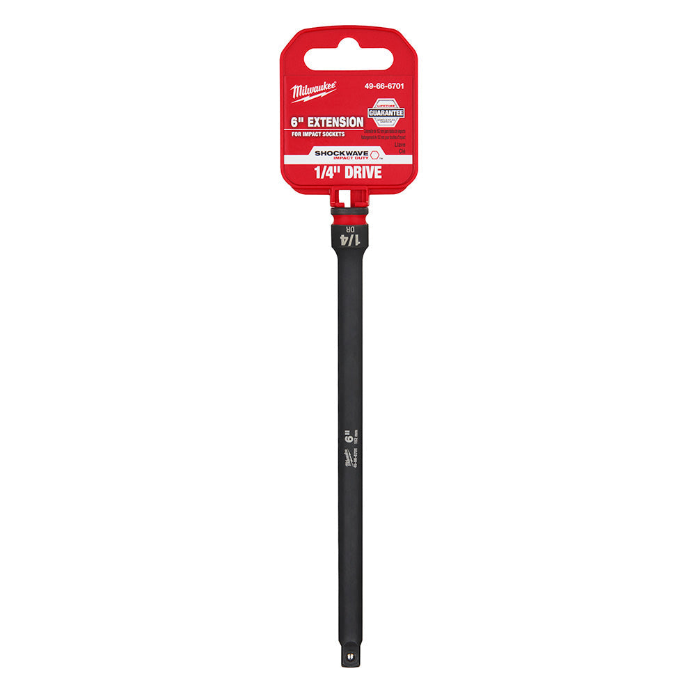 Milwaukee 49-66-6701 SHOCKWAVE Impact Duty™ 1/4 Drive 6 Extension
