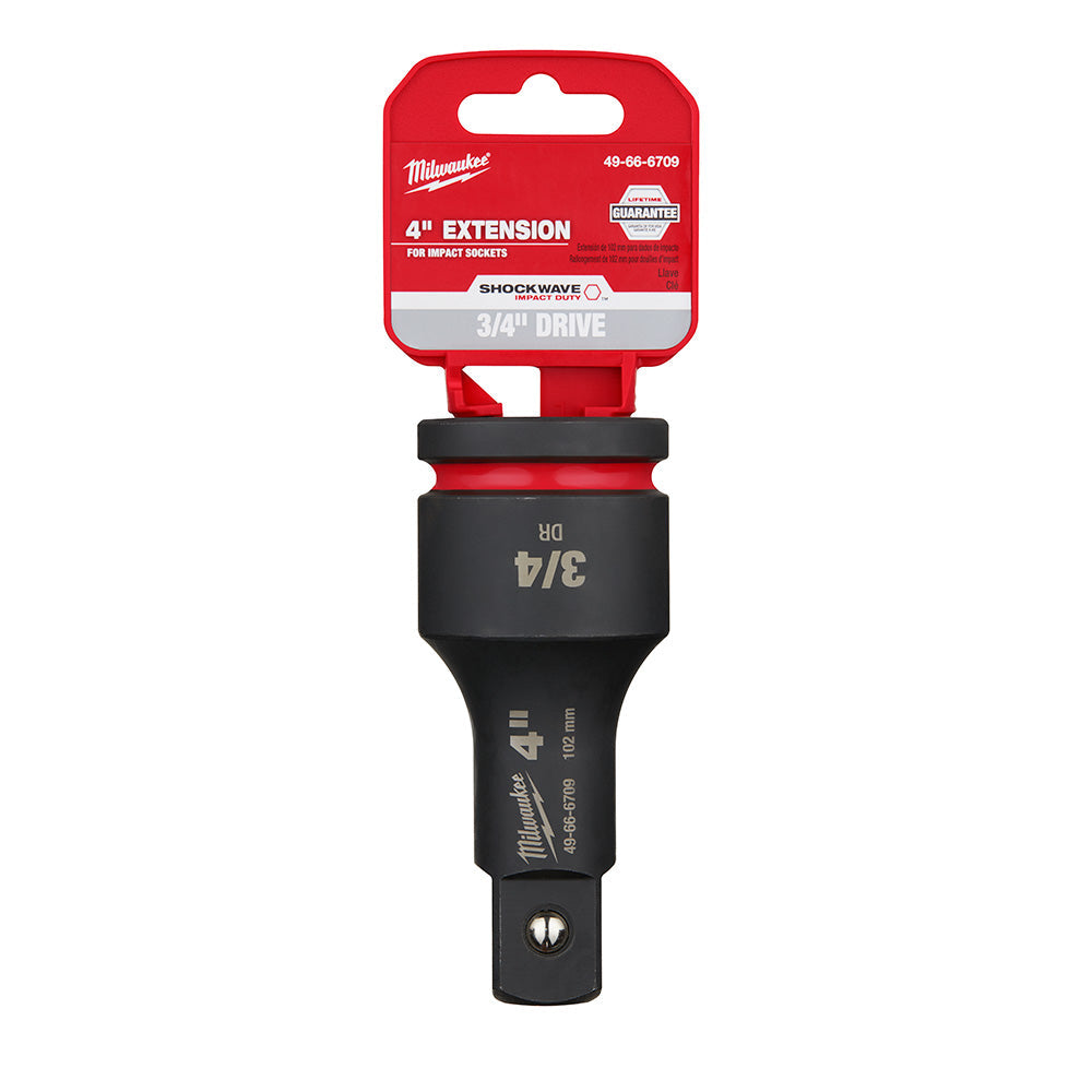 Milwaukee 49-66-6709 SHOCKWAVE Impact Duty™ 3/4 Drive 4 Extension