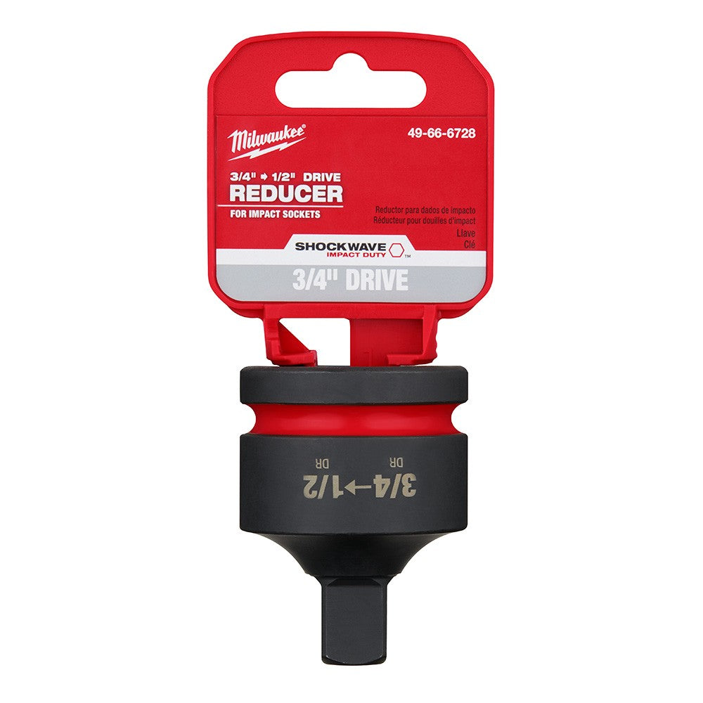 Milwaukee 49-66-6728 SHOCKWAVE Impact Duty™ 3/4 Drive 1/2 Drive Reducer