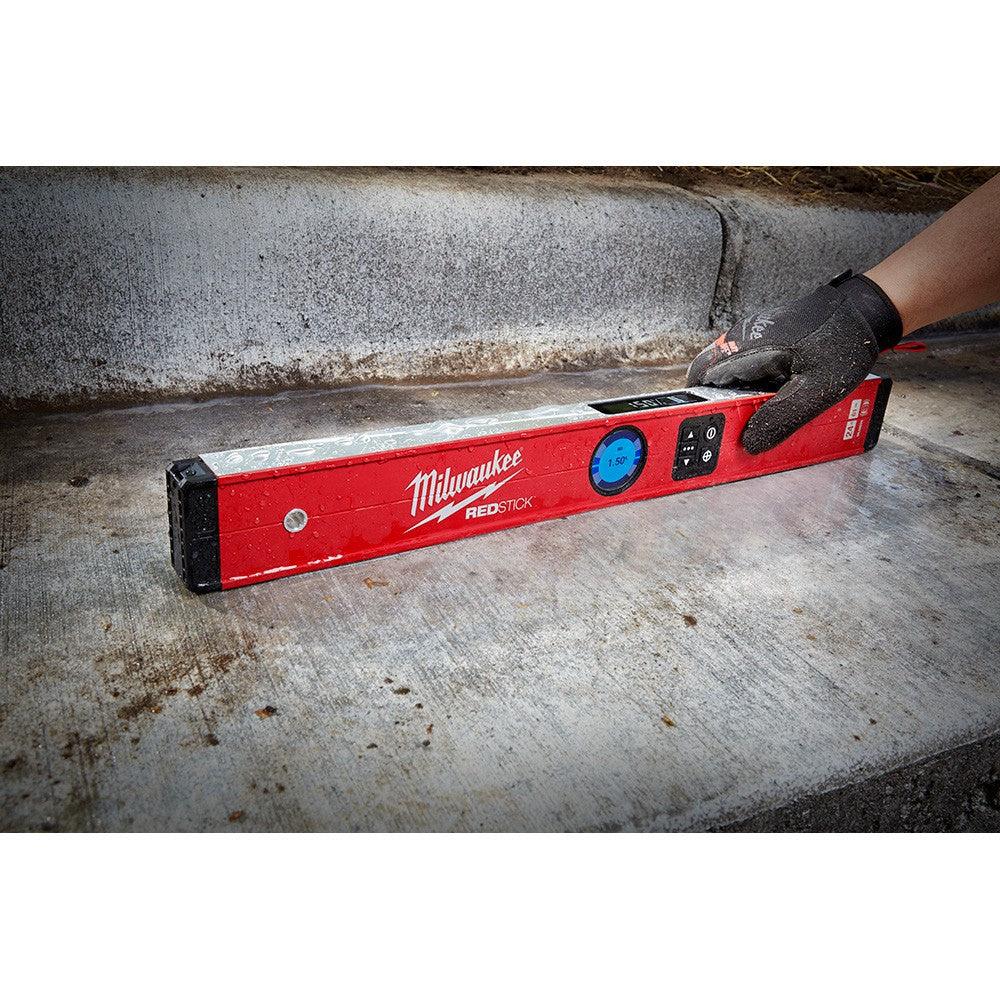 Milwaukee MLDIG24 24”ќ REDSTICK Digital Level w/ PINPOINT Measurement Technology
