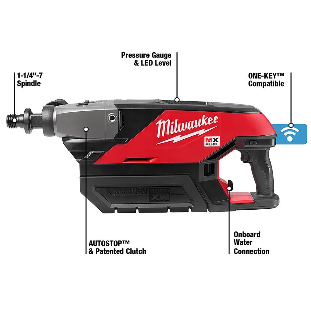 Milwaukee MXF301-2CP MX FUEL™ Handheld Core Drill Kit