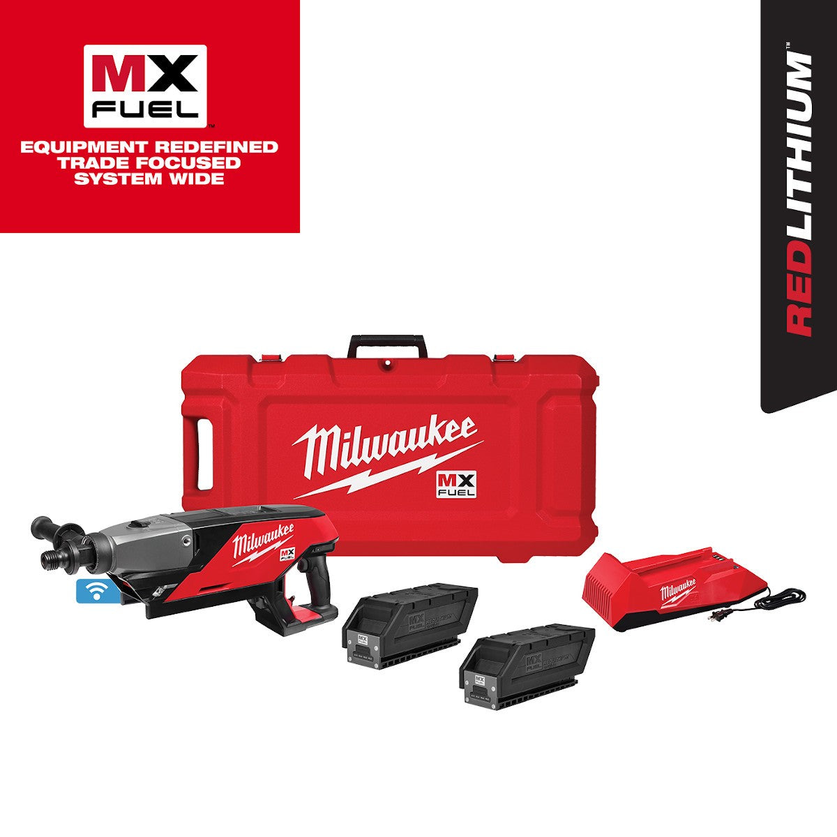 Milwaukee MXF301-2CP MX FUEL™ Handheld Core Drill Kit