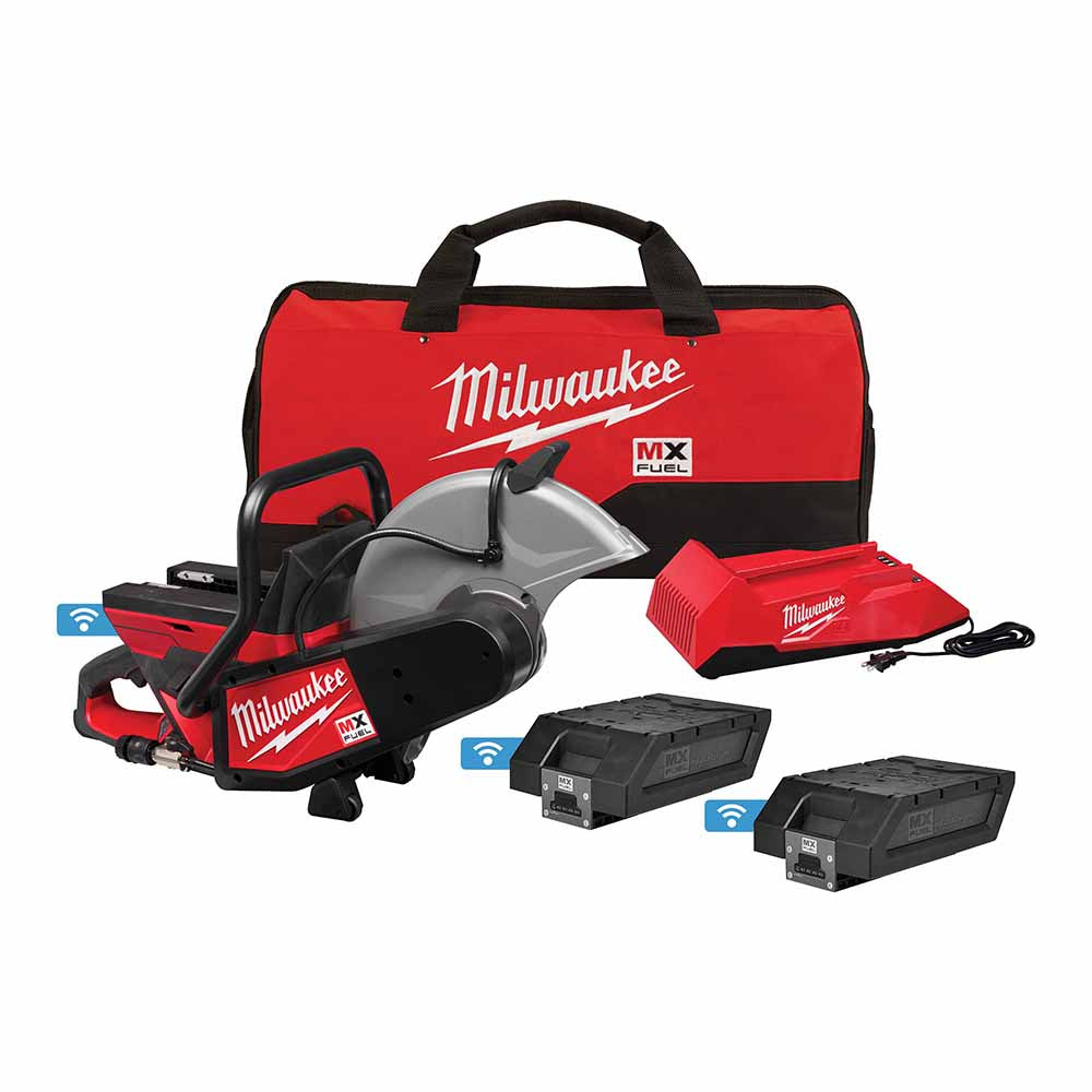 Milwaukee MXF314-2XC MX FUEL 14 Cut-Off Saw Kit w/ Two Batteries and Charger
