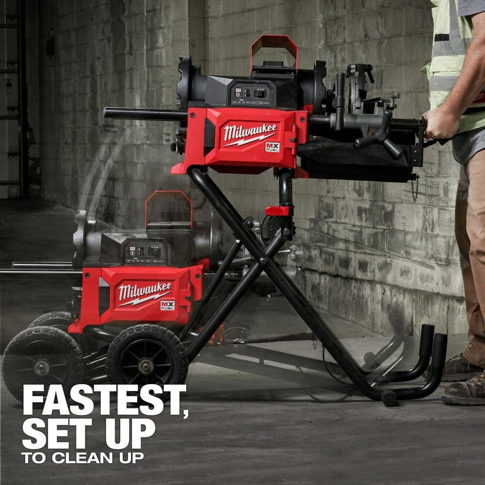 Milwaukee MXF512-2XC MX FUEL 1/8 - 2 Pipe Threading Machine Kit w/ Two Batteries and Charger