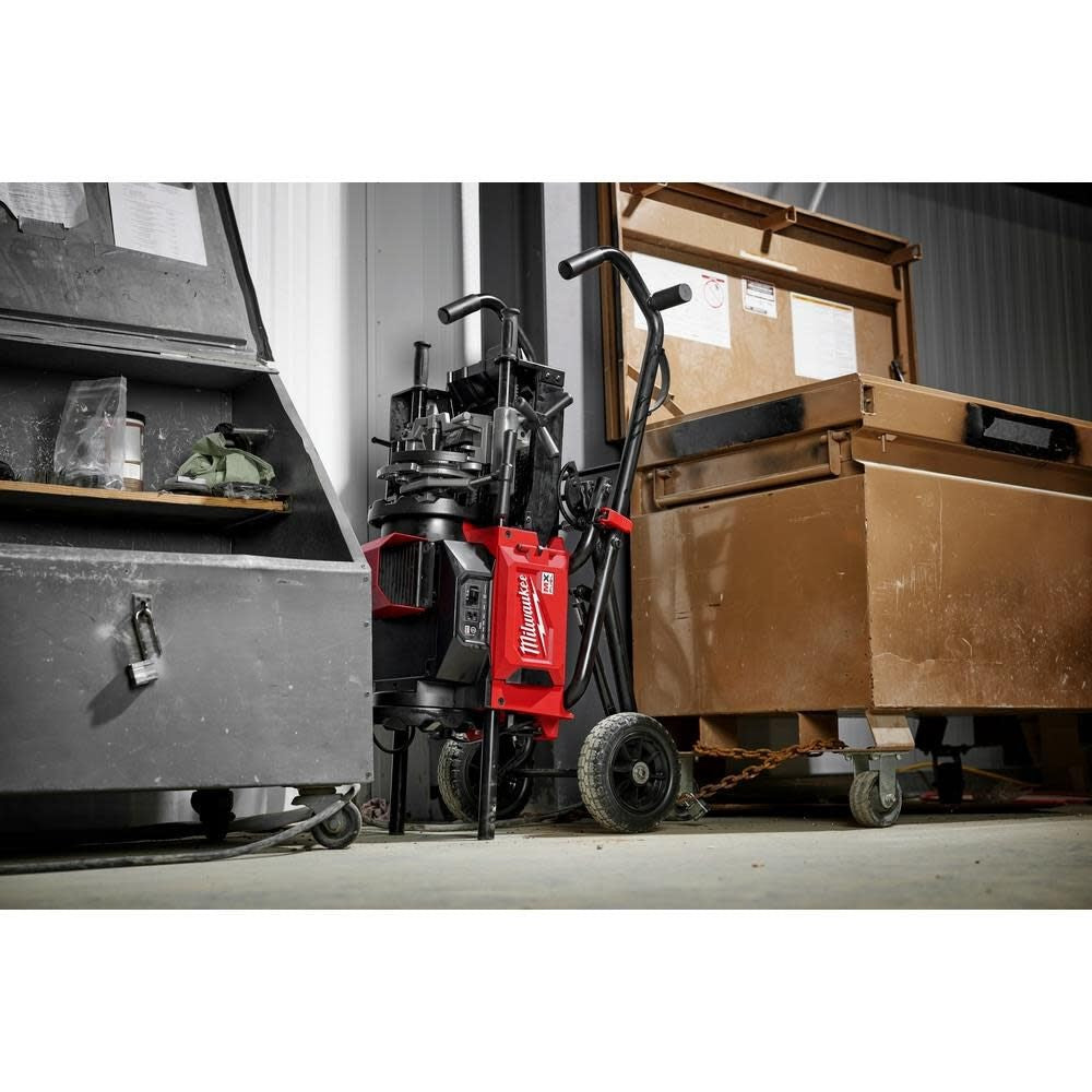 Milwaukee MXF512-2XC MX FUEL 1/8 - 2 Pipe Threading Machine Kit w/ Two Batteries and Charger