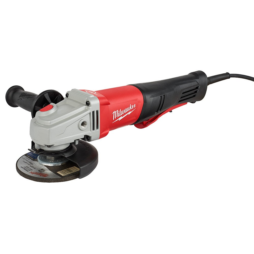 Milwaukee 6143-31 11 Amp 4-1/2 /5 Braking Small Angle Grinder Paddle No-lock