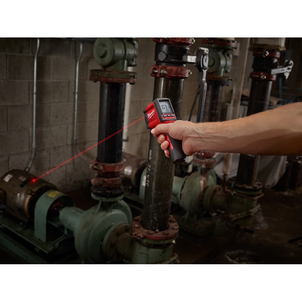Milwaukee 2267-20NST 10:1 Infrared Temp Gun 9V NIST Certified