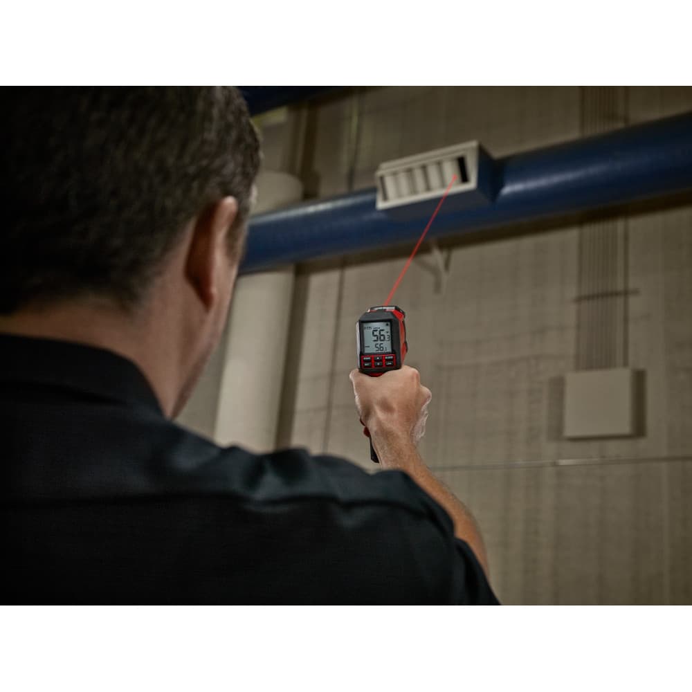 Milwaukee 2269-20NST 30:1 Infrared/Contact Temp Gun 9-Volt NIST Certified