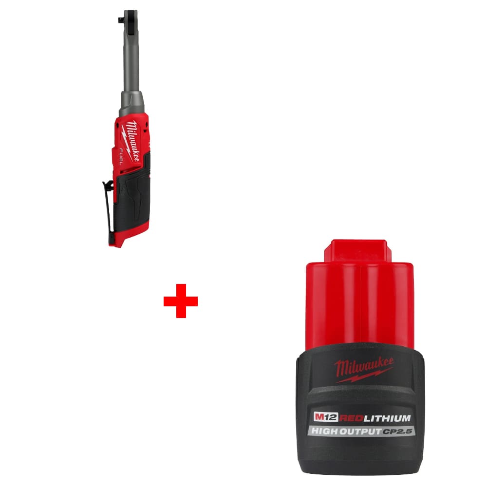 Milwaukee 2568-20 M12 FUEL 1/4 Ratchet w/ FREE 48-11-2425 M12 Battery Pack