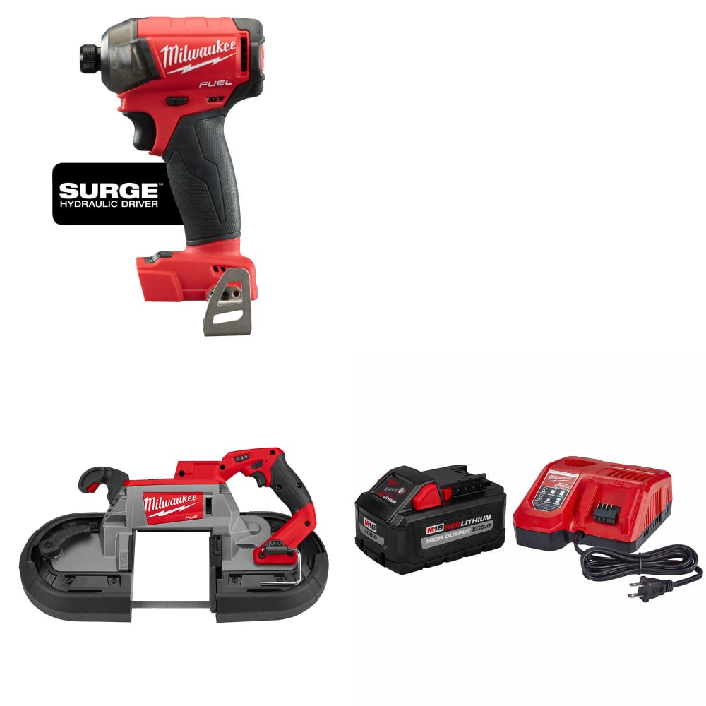 Milwaukee 2760-20 M18 FUEL Hex Driver W/ 2729S-20  Band Saw & FREE Starter Kit