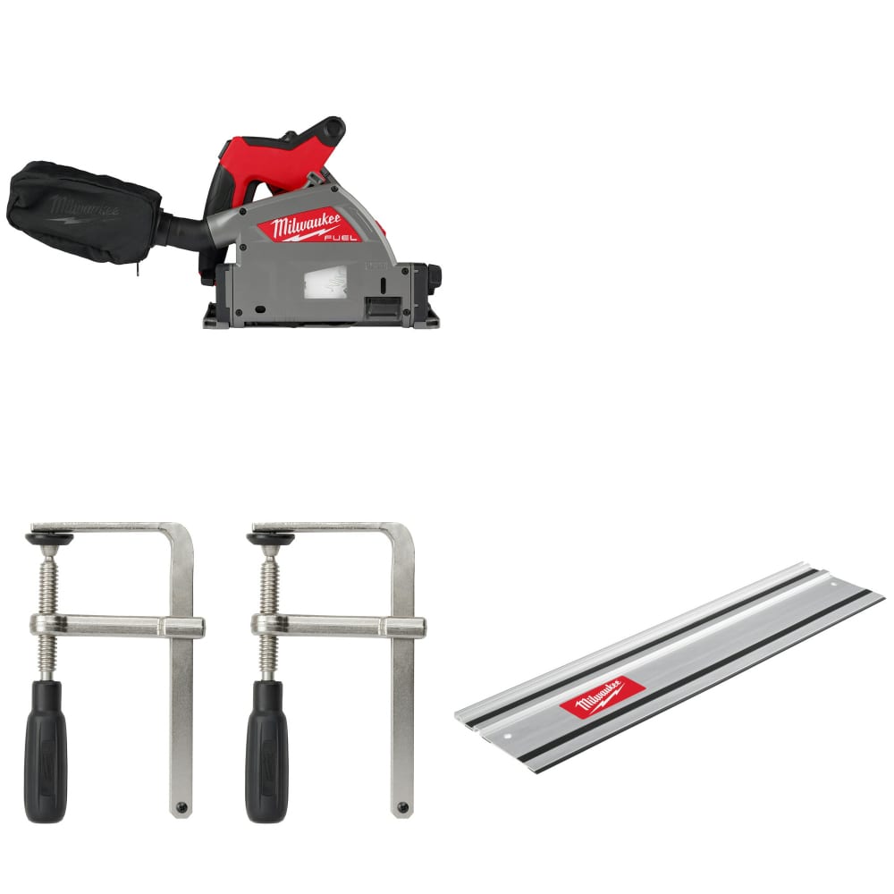 Milwaukee 2831-20 M18 FUEL Track Saw W/ FREE 48-08-0573 Clamps & Guide Rail