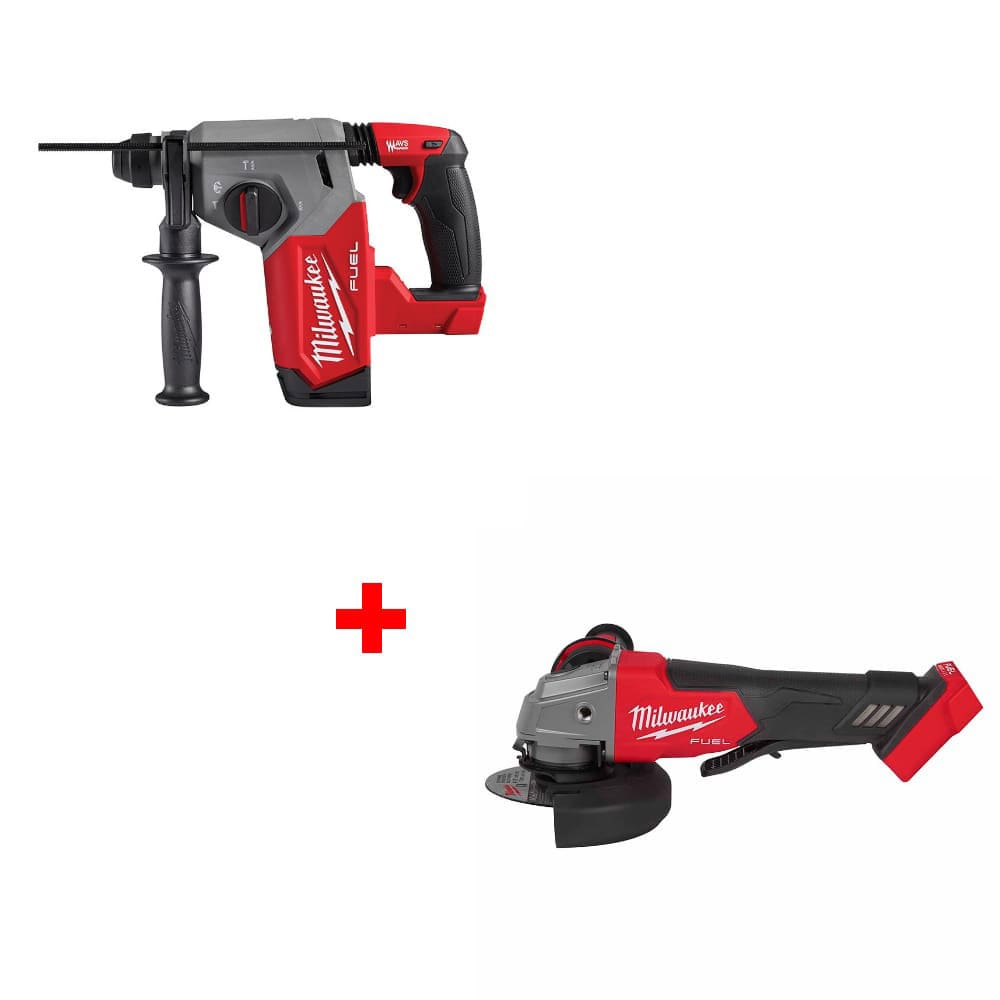 Milwaukee 2912-20 M18 FUEL 1 Rotary Hammer w/ FREE 2880-20 M18 Fuel Grinder